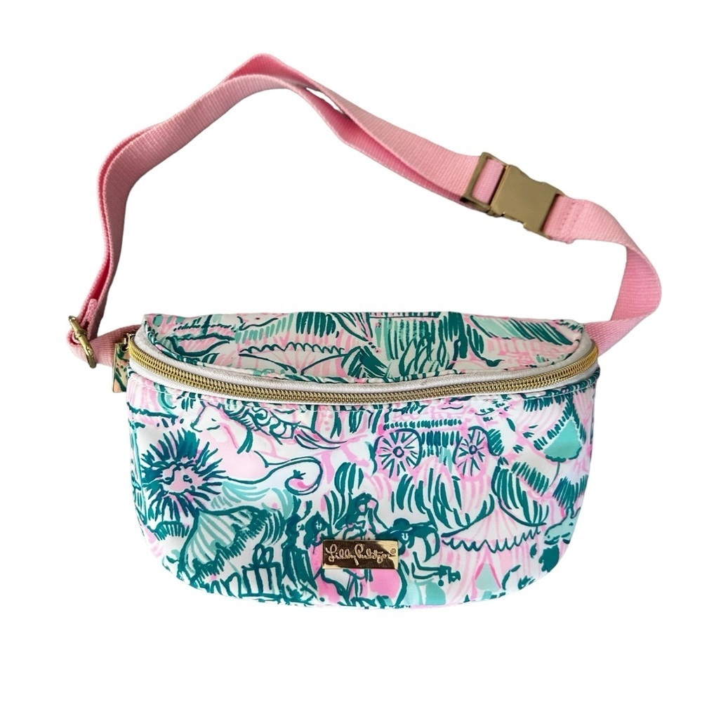 Lilly Pulitzer | GWP Waist Bag Colorful Camouflage in Bright Agate Green